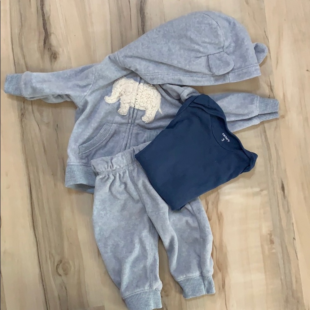 Carters 3 piece Fleece Set
